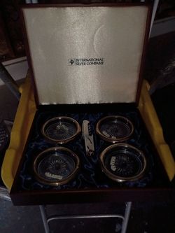Coaster Set By The International Silver Company