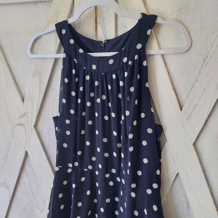 Polka Dot Tier Maxi Dress