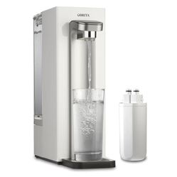 Brita Hub Compact Instant Powerful Countertop Water Filter System,9 Cup Water Reservoir, Includes 6 Month Carbon Block Filter