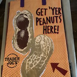 Trader Joe’s Reusable Shopping Bag Rare Peanut Bag