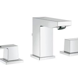 Grohe (contact info removed)A Eurocube 8 in. Widespread 2-Handle 3-Hole Bathroom Faucet - READ