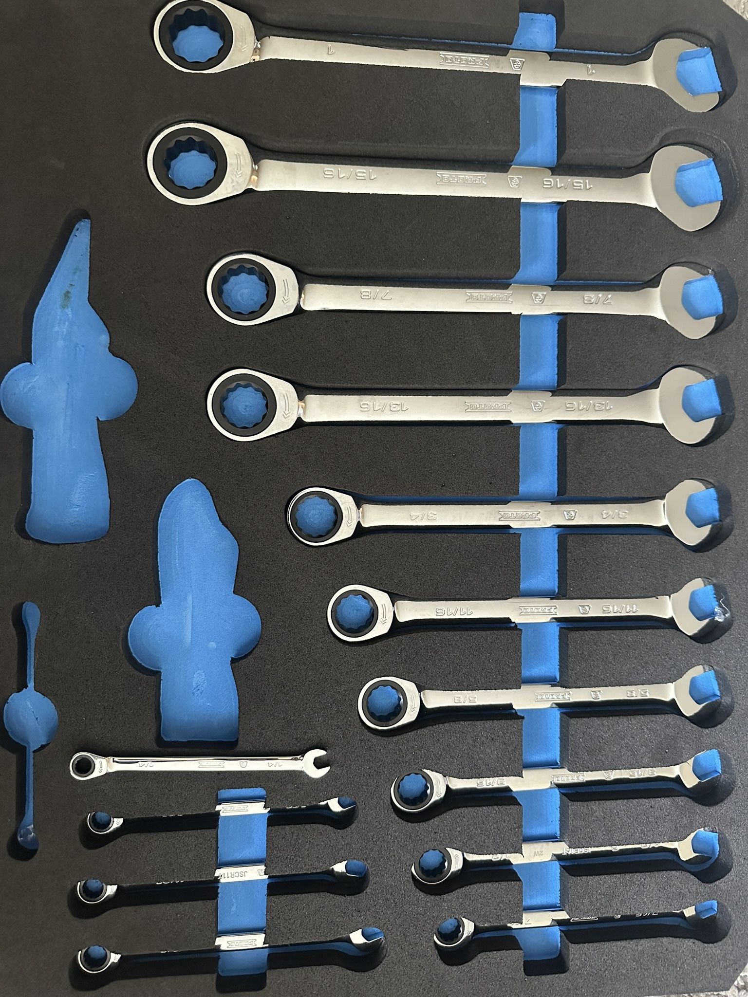 PROTO 14pc Wrench Set 12 Point SAE