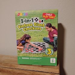 Brandi New Vintage Giant Checkers Game 