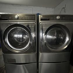 Kenmore washer &. Kenmore gas dryer set stainless steel 