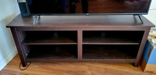 Wood TV stand
