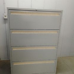 Metal File Cabinet With Key For Legal Or Letter Size Paper 