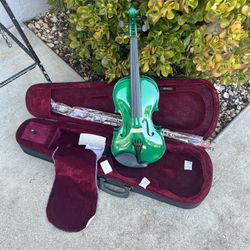 Perfect Green colors 4 strings 4/4 Violin * New