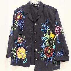 Classy Women's ELLC Embroidered Blazer