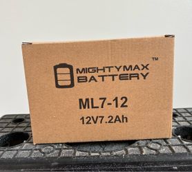 Mighty Max Battery ML7-12 - 12V 7.2AH RITAR RT1270 HAZEc Replacement Rechargeable Sealed lead acid 1270 Backup power Batteries