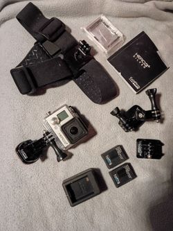 GoPro Hero3+ Silver Action Camera Bundle