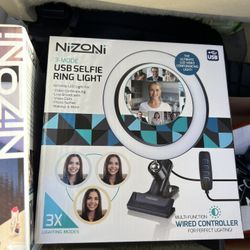 Nizoni USB Selfie Ring Light 