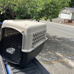 Medium Dog Kennel Crate Carrier Airline Approved like New 32”L by 20” W by 24”