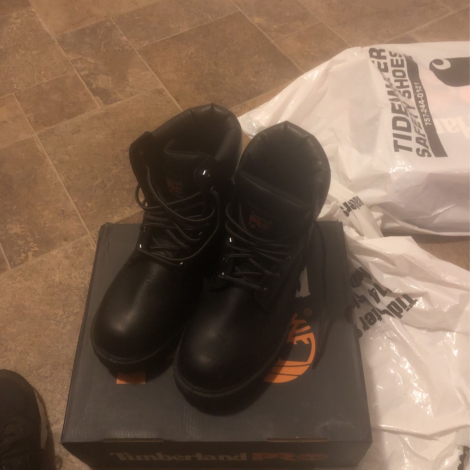 Steel toe Boots Size 10