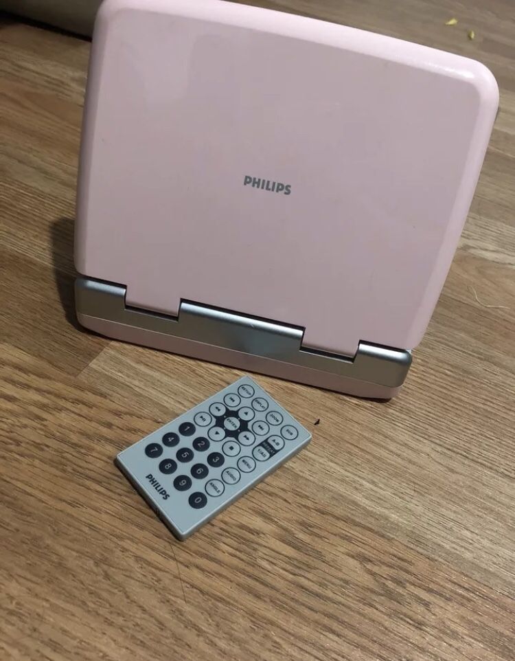 Phillips portable DVD player (Pink)