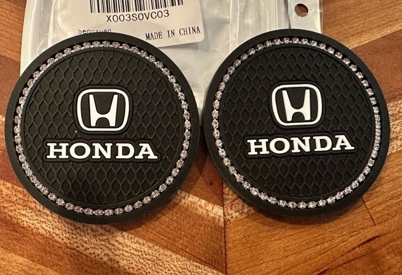 Honda NWT 2Pack Bling Car Cup Holder Coaster