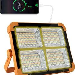 CosyEasy Portable LED Work Solar Light 100W 16500mAh 10000 LM 336LED IP66 with Stepless Brightness J