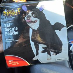Dog Bat Poncho 