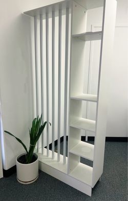 Steel Frame Room Divider / Partition Screen with Storage