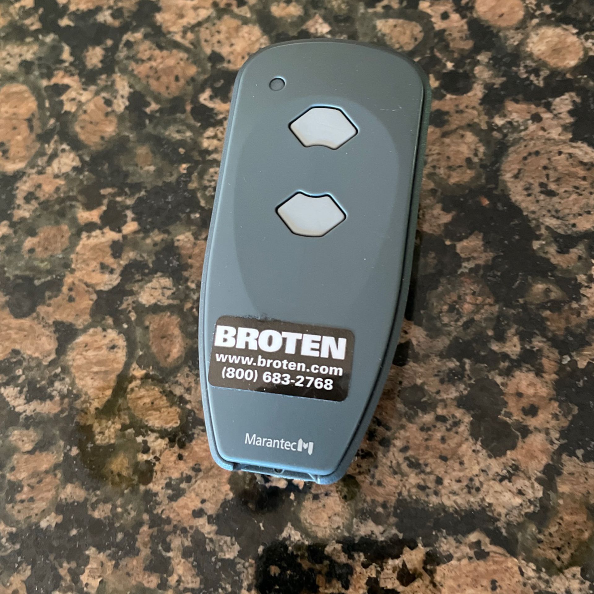 Broten Garage Door Remote Controller - New