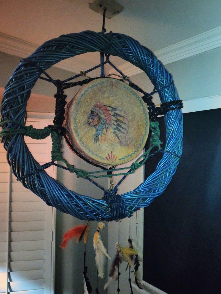 Blackfoot Tribe Medicine Man Drum