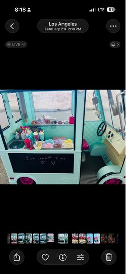 Our Generation Ice Cream Truck Playset