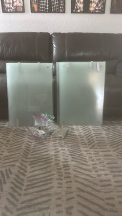 Frosted Glass whiteboards with Hardware