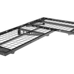 5748: New FLEXIMOUNTS 2 Pack 2x4ft Corner Wall Shelving Garage Storage Rack, 24x48 inch Floating Shelves, 440lbs Total Weight Capacity, Black

Materia