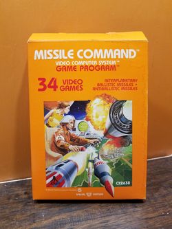 Atari 2600 Missile Command 34 video games CIB