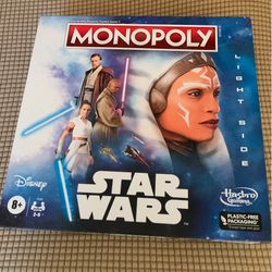 Star Wars Monopoly Light Side Board Game New