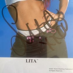 WWE BELT ADULT AND CARD AND PHOTO AUTOGRAPH AND JERSEY CARD