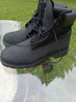 Timberland boots size 11.5 Black on black