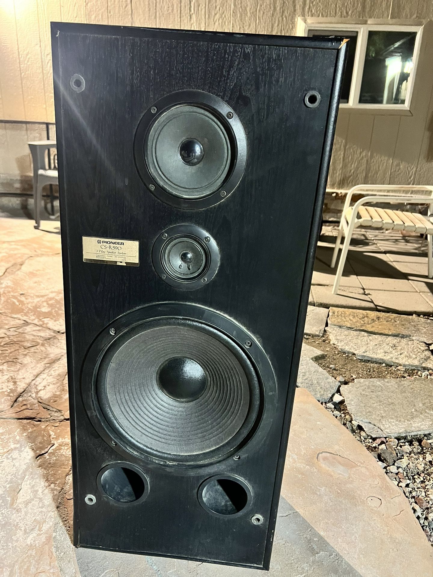 Pioneer 3 Way Speaker System CS-R590 150 watts 8 ohms.
