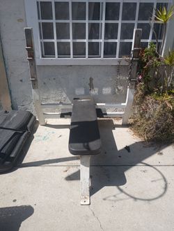 Bench press and dip bar