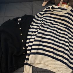 Size S/M Sweater And Cardigan Bundle
