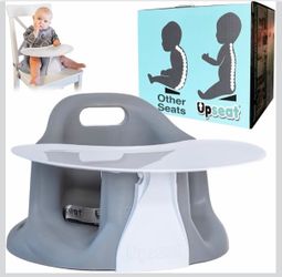 Upseat – The Original Ergonomic Baby Floor & Booster Seat with Tray, Developed with Physical Therapists for Upright Posture & Healthy Hip Development,