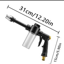 High Pressure Car Wash Sprayer With Foam Bottle 