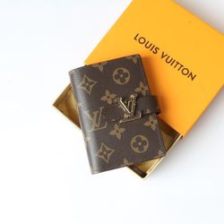LV Vertical CP Taurillon Wallet 