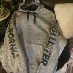 Hollister California Camouflage Grey Sweatshirt 