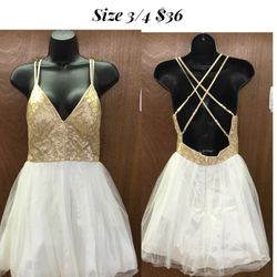 Size 3/4 Short Formal $36