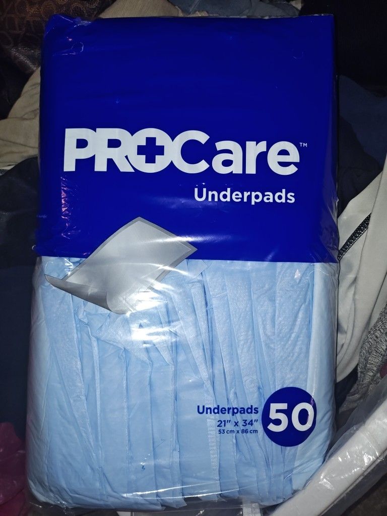 Pro Care Underpads / Potty Pads 4 Packs /$15$ U Pick Up