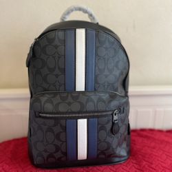 Coach Backpack With Varsity Stripe