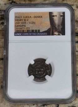 Silver coin from 1035 - 1125