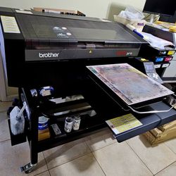 Brother GTX Direct  to Garment Printer T Shirt Start Up Business 