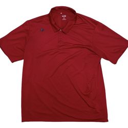 Adidas Golf Men’s Red Black Logo short Sleeve Polo Size XXL