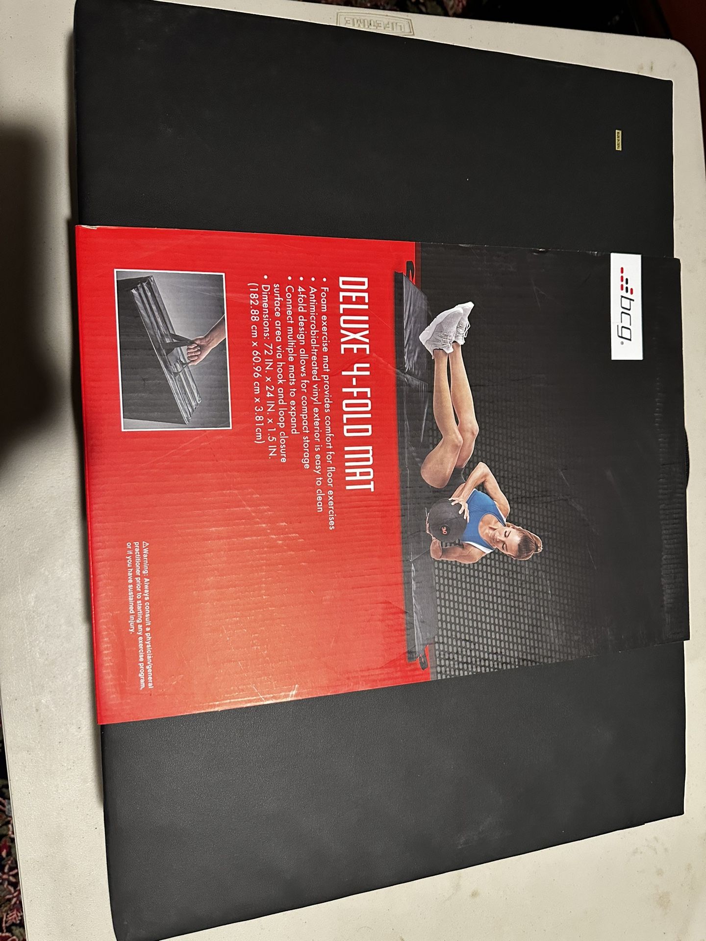 Bcg Deluxe 4-foot Gym Mat