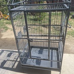 Bird Cage For Sale 90:00 Dollars Firm Price, Good Condition But Is Not A New One  Measurements High 54 Inches , Wide 24 Inches One 