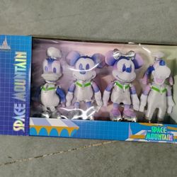 Walt Disney World 50th Anniversary Celebration Space Mountain Plush set
