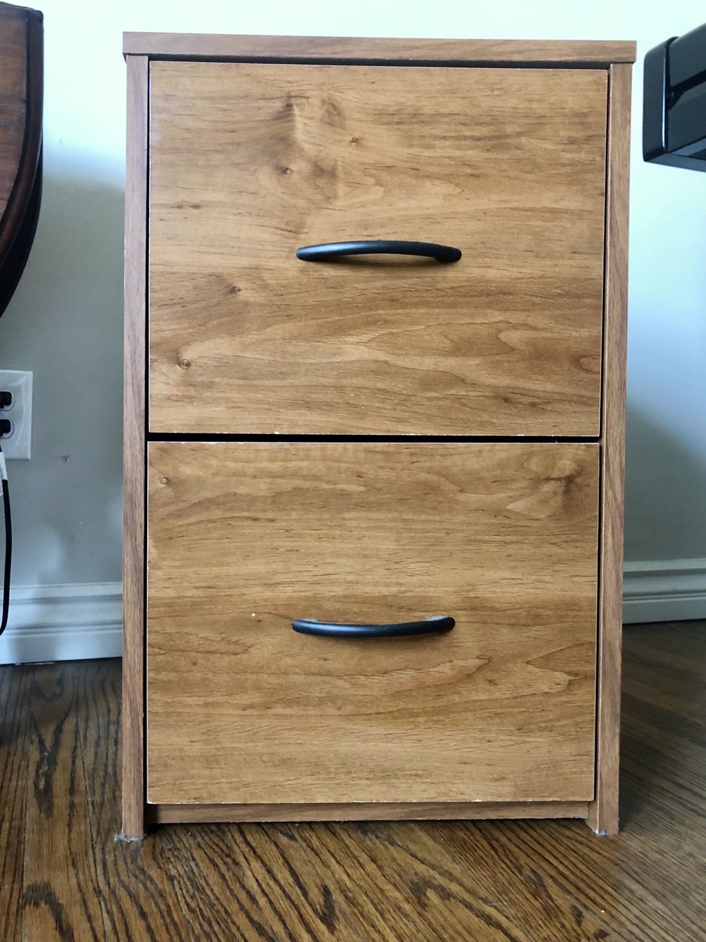 2-Drawer Filing Cabinet (Light Brown)