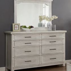 Brand New Dresser And Mirror In Boxes