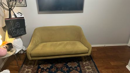 West Elm Mid Century Modern Loveseat 